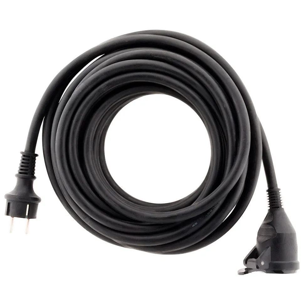 Prolongateur pour chantier HO7RN-F 16A 3G2,5mm² 10m - Noir - Zenitech
