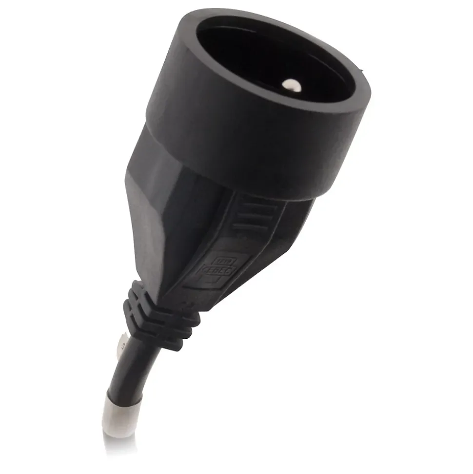 6 prolongateurs 16A 2P+T noir 10m Zenitech