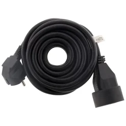 6 prolongateurs 16A 2P+T noir 10m Zenitech