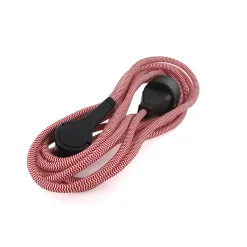 Prolongateur Schuko fiche plate 5m rouge/blanc Chacon