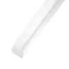 Quart de rond PVC blanc 12 x 12 mm, 2,5 m