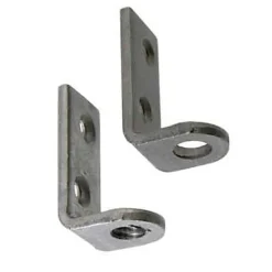 4 équerres taraudées Acier L. 35 x l. 16 x P. 22 mm