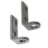 4 équerres taraudées L. 35 x l. 16 x P. 22 mm