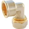 Raccord coudé à compression pour tube Multicouche Ø20 - coude femelle 15/21 (1/2")