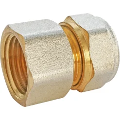Raccord droit à compression pour tube Multicouche Ø16 - droit femelle 15/21 (1/2")