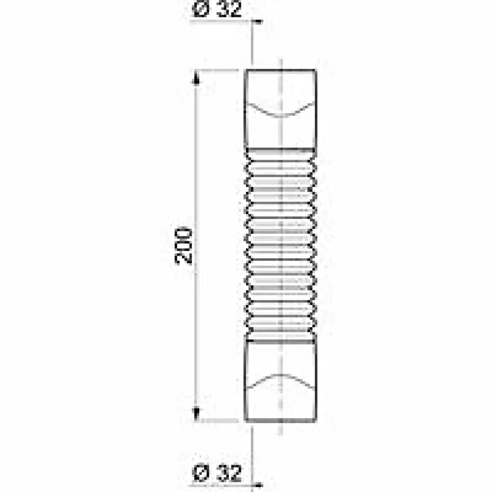 Raccord d'évacuation souple PVC Wirquin Magicoude ø32 mm à coller