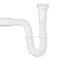 Raccord flexible et extensible blanc 40mm Wirquin