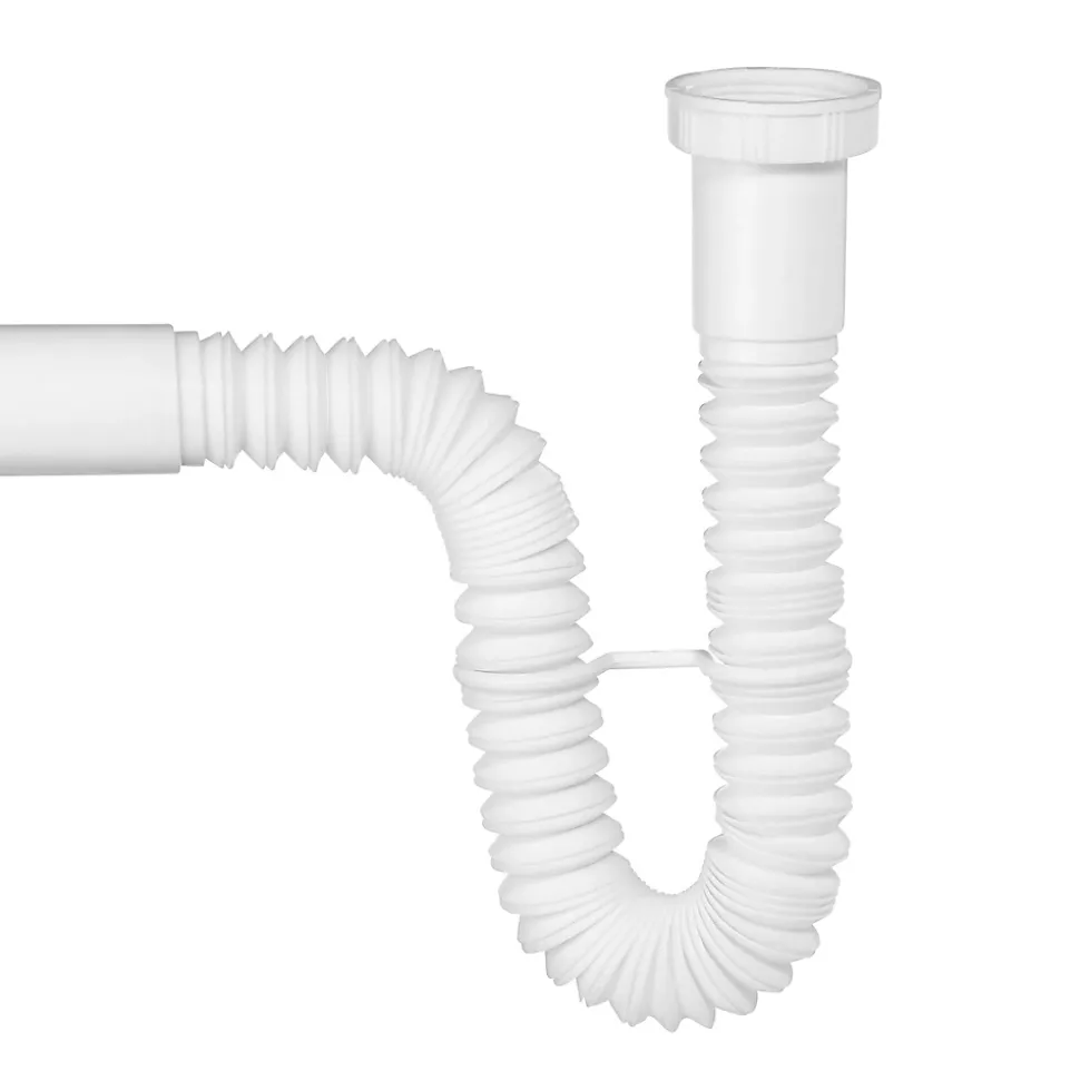 Raccord flexible et extensible blanc 40mm Wirquin