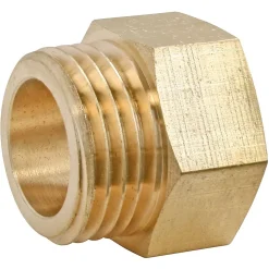 Raccord égal laiton Mâle Femelle 20/27 (3/4"), lot de 2