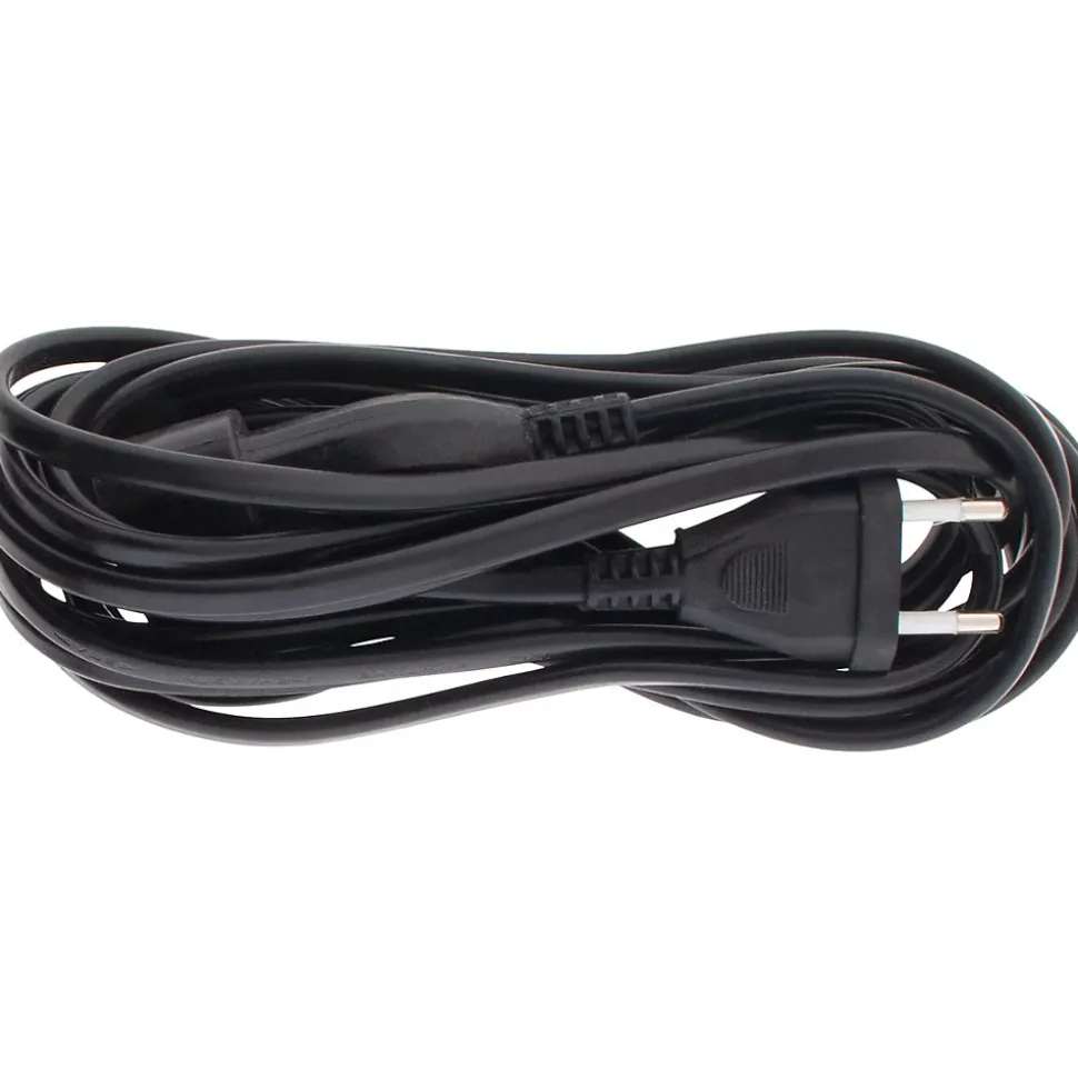 Rallonge de câble HO5VV-F 2x1mm² - 5m - noir - Zenitech