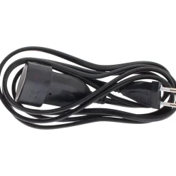 Rallonge de câble HO5VV-F 2x1mm² - 2m - noir - Zenitech