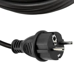 Rallonge de jardin noire Schuko 15 m 3x1,5 mm² IP44 HOROZ