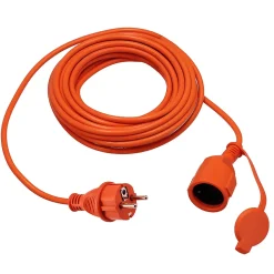 Rallonge de jardin orange Schuko 20 m 3x1,5 mm² IP44 HOROZ