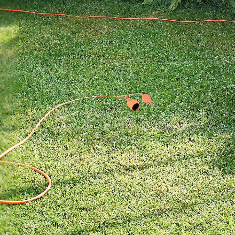 Rallonge de jardin orange Schuko 10 m 3x1,5 mm² IP44 HOROZ