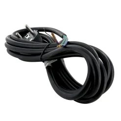 Rallonge HO5VVF 3x1,5mm2 - 3m - noir - Chacon