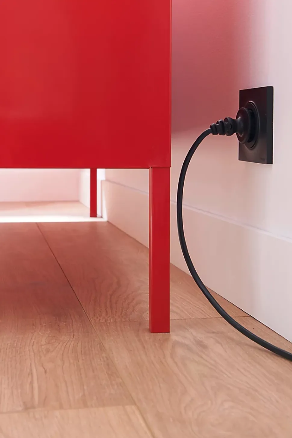 Rallonge intérieur H05VV-F Diall 3 x 1.5 mm² 3m + prise noir
