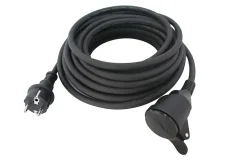 Rallonge électrique Diall H07RNF 3G1 5mm² avec clapet 20m noir