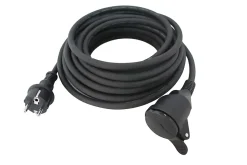 Rallonge électrique Diall H07RNF 3G1 5mm² avec clapet 20m noir