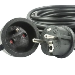 Rallonge électrique extérieure 10 m IP44 câble robuste avec cache prise