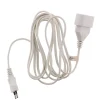 Rallonge 2m - HO3VVH2F 2x0,75mm² 6A - blanc - Zenitech
