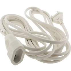 Rallonge Schuko HO5VV-F 3G1,5mm² 5m - blanc - Zenitech