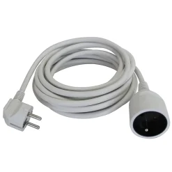 Rallonge secteur Power3All NFL-001 longueur 5 m câble H05VVF 3G1 5mm² 3680W pour 230V maxi