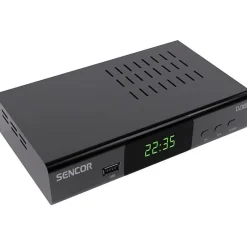 Récepteur TNT Sencor SDB 5007T noir HDMI SCART alimentation 100-240V