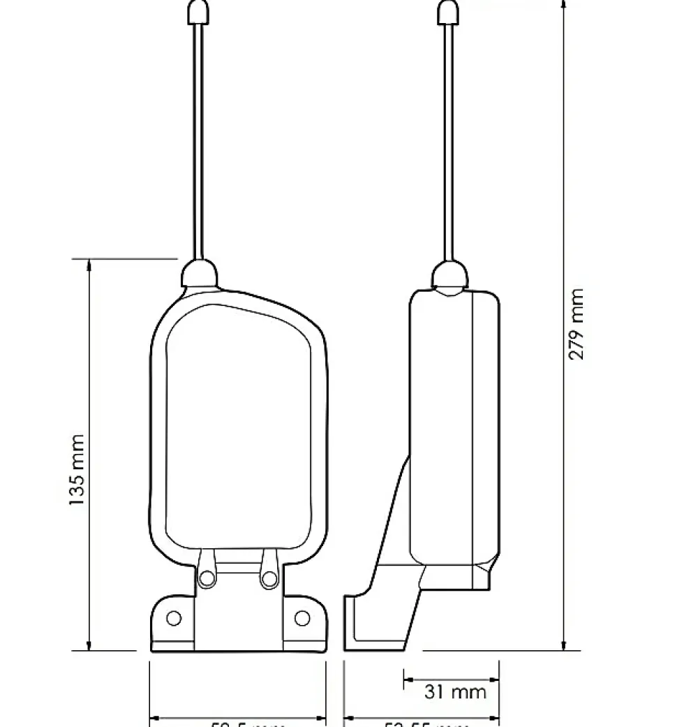 Recepteur 4 canaux PRX433405 - 1173