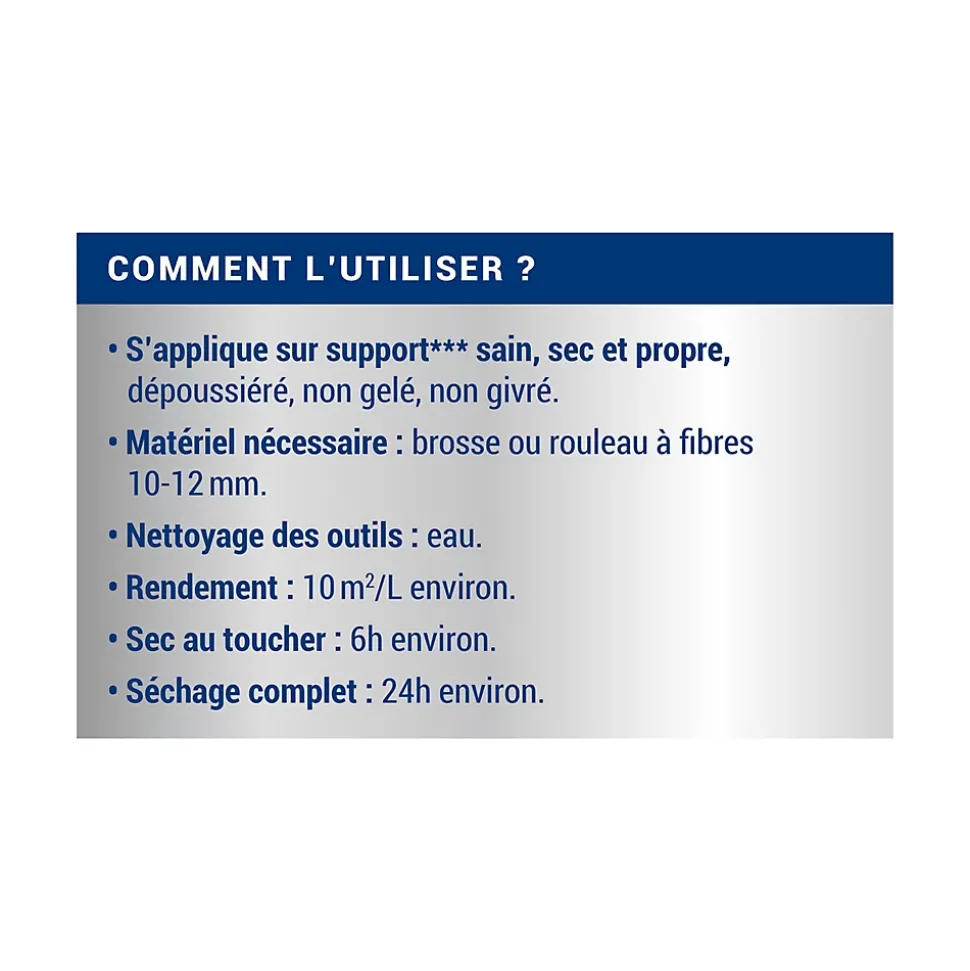 Revêtement invisible anti-infiltration intérieur extérieur multi-supports Ripolin 0,75L