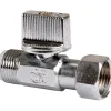 Robinet d'arrêt 1/4 de tour - Arco - MF 1/2' - Nickelé mat