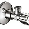 Robinet d'arrêt sous lavabo Arrivée Mâle 15/21 - Sortie Mâle 12/17 Schell