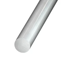 Rond aluminium brut ø6 mm, 1 m Argent