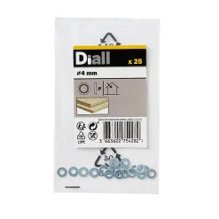 Rondelles cuvettes en acier au carbone ø 4mm - 25 pièces