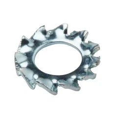 Rondelles dentelée en acier au carbone ø 4mm - 10 pièces