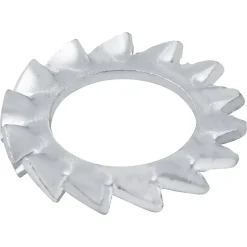 Rondelles dentelée en acier au carbone ø 8mm - 10 pièces