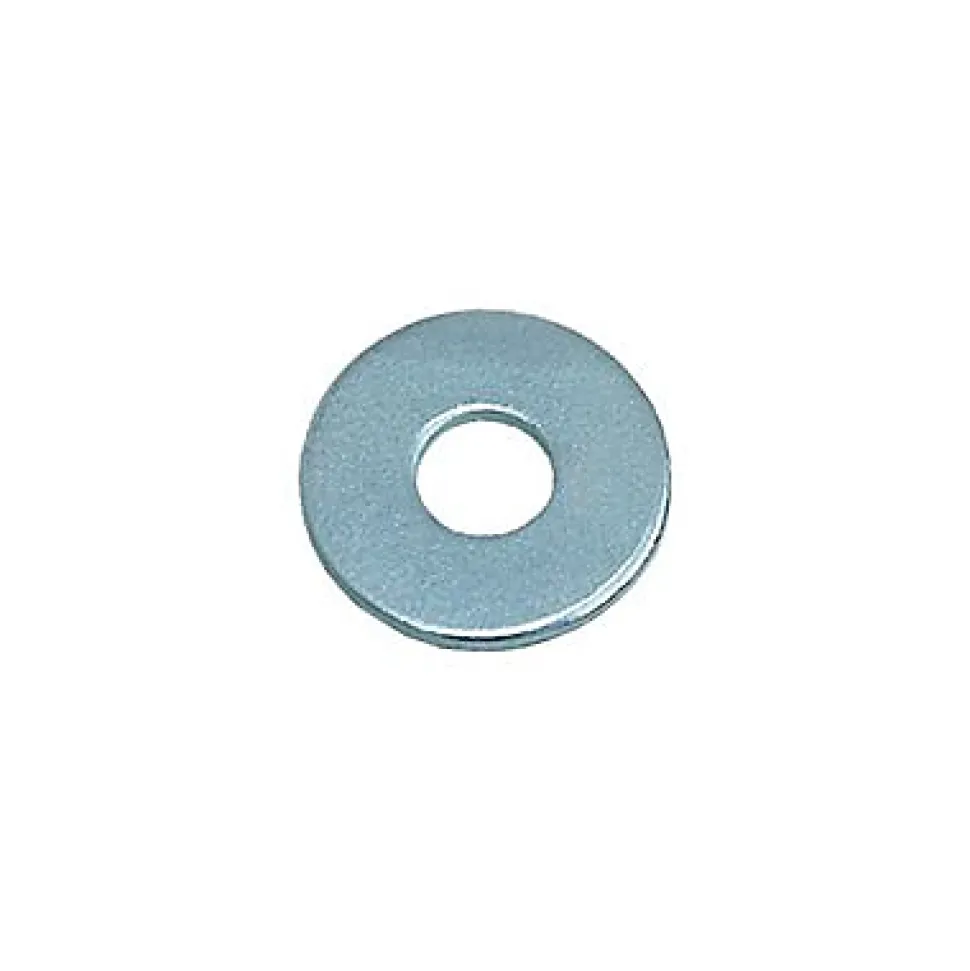 10 rondelles plates larges Diall acier zingué Ø5 mm