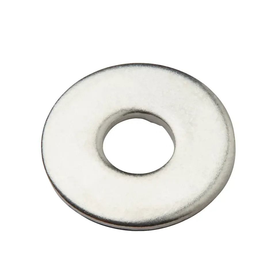 Rondelles plates larges en inox ø 6mm - 10 pièces