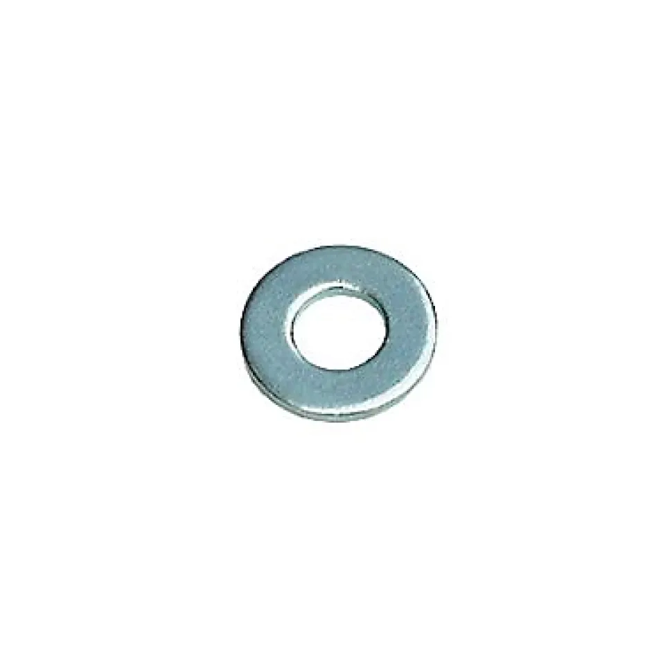 10 rondelles plates moyennes Diall acier zingué Ø6 mm