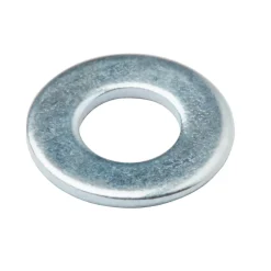 Rondelles plates moyennes en acier au carbone ø 4mm - 20 pièces