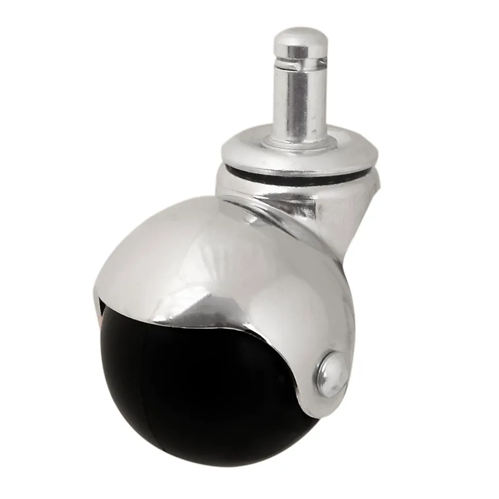 Roulette bille pivotante sans frein ø50 mm, tige, charge max 40kg