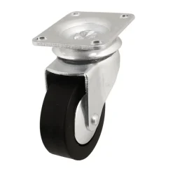 Roulette pivotante ø6.08 cm,35 kg Caoutchouc thermoplastique (TPR)