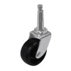 Roulette pivotante ø4.1 cm,15 kg Noir