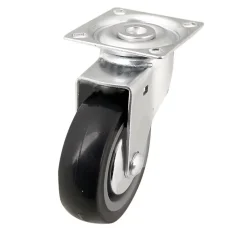 Roulette pivotante grise ø7.5 cm, charge max 60 kg