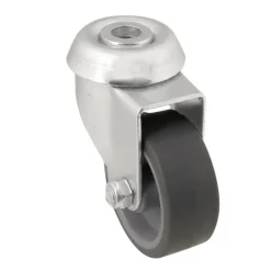 Roulette pivotante grise ø5.02 cm, charge max 30 kg