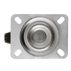 Roulette pivotante noire ø12.5 cm, charge max 100 kg