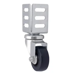 Roulette pivotante noire ø4.9 cm, charge max 35 kg