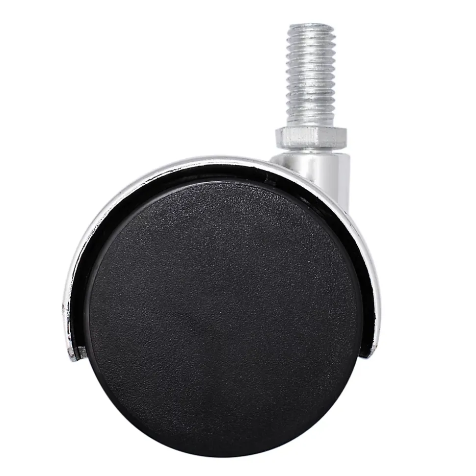 Roulette pivotante sans frein ø50 mm, tige filetée 10 x 20 mm, charge max 40kg