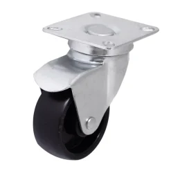 Roulette pivotante sans frein ø41 mm, plaque 42 x 42 mm, charge max 25kg