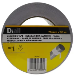Ruban adhésif Aluminium Diall, 50 m x 75 mm