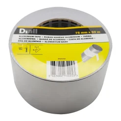 Ruban adhésif Aluminium Diall, 50 m x 75 mm